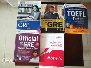 GRE/GMAT/TOEFL all 5 used and used for in