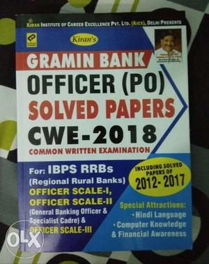 Gramin Bank Officer Solved Ppaers CWE- Book
