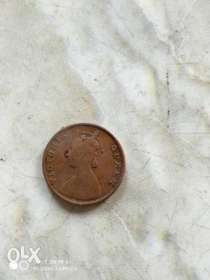 Half Anna India Coin...