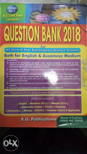 Hs Final Year Question Bank. Science.