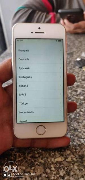 I want to sell my I phone 5s gold 16gb just for