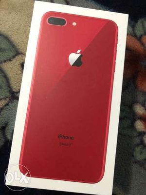 IPhone 8 plus 256 gb Red colour (brand new)