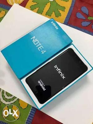 Infinix Note 4 in a perfect condition with box.