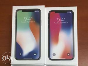 Iphone x 256,gb silver and grey brandnew sealed