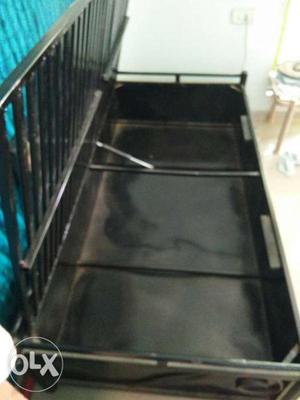 Iron single bed storage facility only 18 months