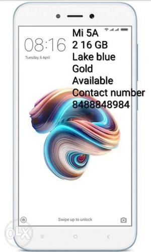 Mi 5a blue available