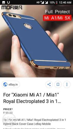 Mi A1 Urgent seal for only 3 month old but use is only 1