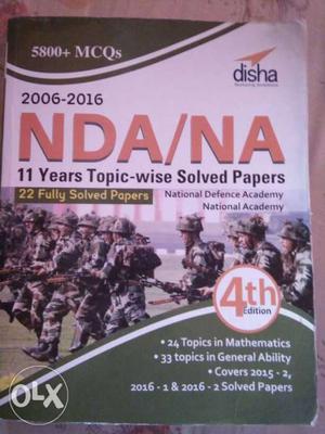 NDA/NA 22 Fully Solved Papers Book