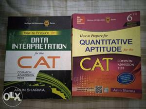 New Arun Sharma CAT books in neat condition