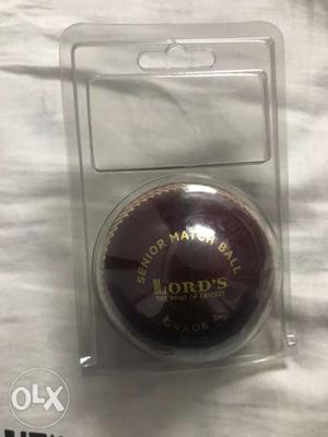 Official Match ball from Lords used in Ashes.