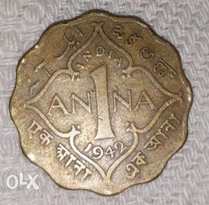 One anna  in good condition