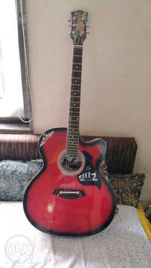 One month used, brand new condition guitar with