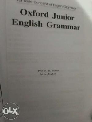 Oxford Junior English Grammar By Sinfu Book