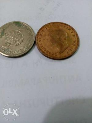 Portughese and britan coin 250 each
