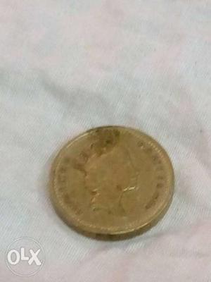 Queen Elizabeth coin of on pound , series coin