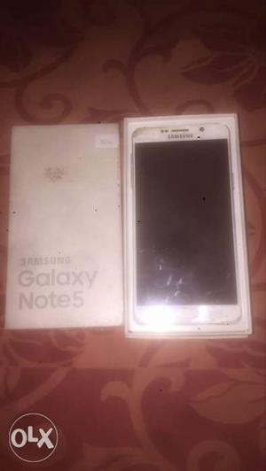 Samsung note5, white pearl, 32gb