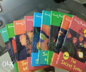 Set of nine books. The secret seven by Enid