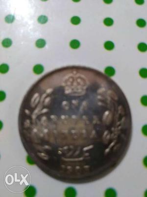 Silver Edward Vii Coin 