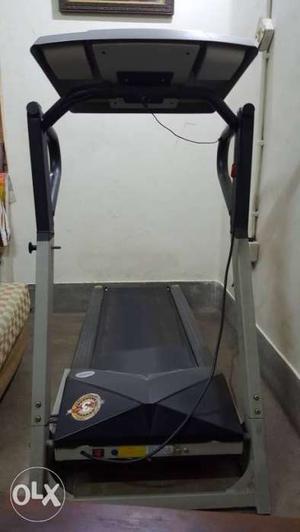 This is a electronic treadmill. It was bought in