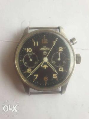 Vintage LEMANIA chronographe MILITARY watch call