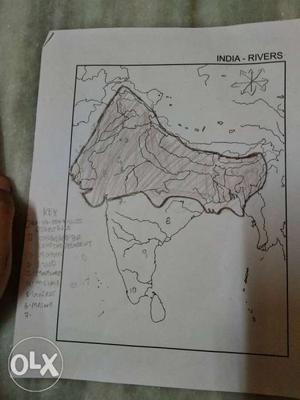 A map of political India