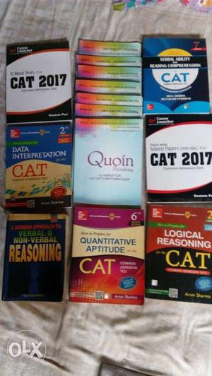 All books for CAT preparation (with mock test and