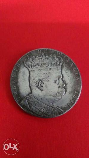 Antique Vintage Old Italia coin. plz call me at