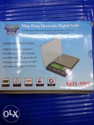Black And Gray Ming Heng Electronic Digital Scale Box