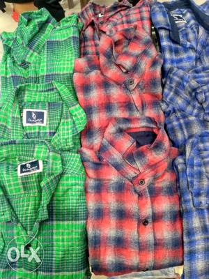 Cotton check shirts at Rs 225 per piece only