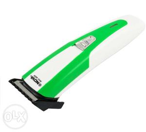 Green And White Nova Electric Hair Trimmer