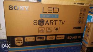 Hl Box pckd Sony 50" Smart Led TV New With bill 1 year