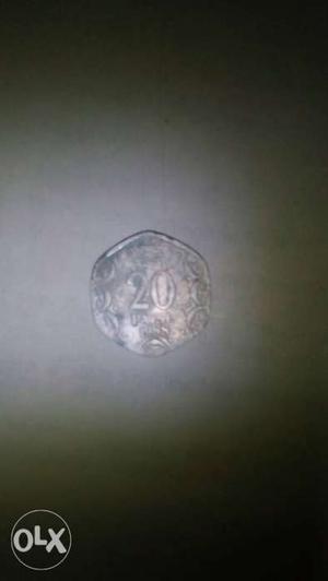 India government coin in  paisa