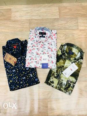 Monsoon offer Branded shirts Three pc combo Size