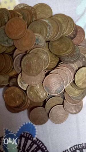 Old coins lot of 30 coins of same denomination