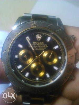 Rolex original automatic watch price is 10 lakh and his 3rd