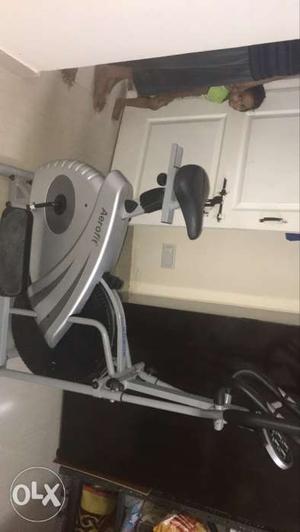 Silver and Black combination Aerofit Cycle