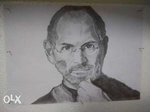 Sketch of Steve Jobs