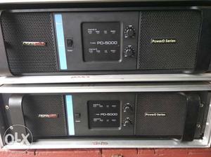 Two Black PD-500 PowerD Series Audio Receivers