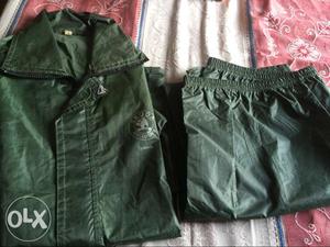 Want to sell my green colour x l size rain suit