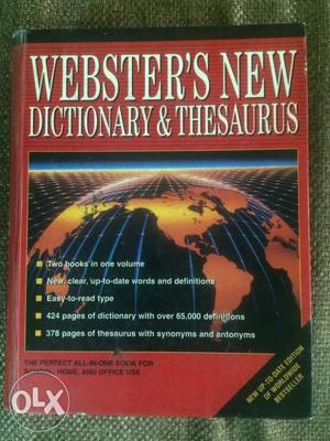 Webster's New Dictionary & Thesaurus Book