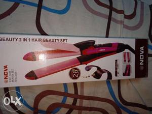 2 in 1 curler and straightener new nova product