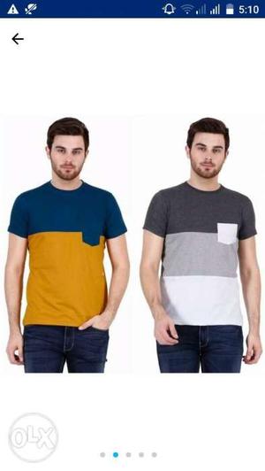 2 pics t-shirt,with original tag, SIZE-L