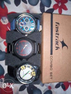 3fastrack watch combo pack just in  RS