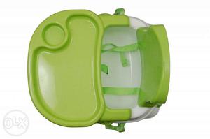 Baby's Green And Yellow Plastic Bather