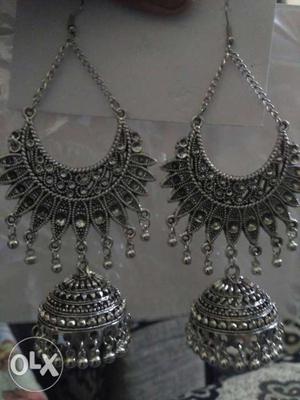 Beautiful long jhumki earrings with superb
