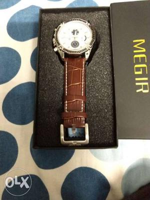Brand New Quartz Chronograph Watch with Box 46 mm