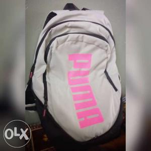 Brandnew grey & pink backpack