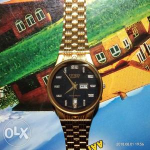Citizen Gold.good Condition.less Used