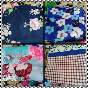 Double bed bedsheet...wid 100% colour