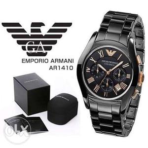 Emporio armani AR with box and book in best